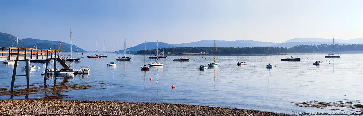 Manset in Southwest Harbor view of Somes Sound
