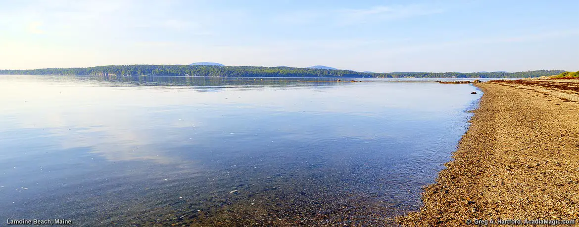 Lamoine Beach in Lamoine, Maine