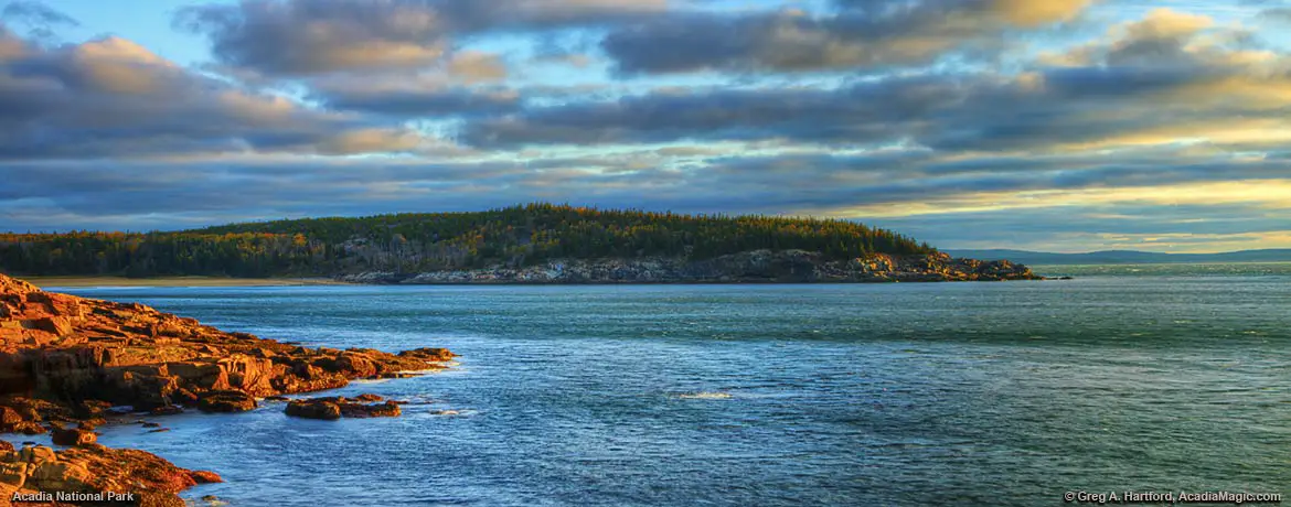 View of Great Head from Thunder Hole