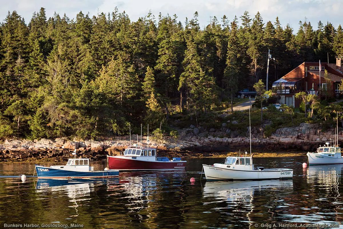 Bunkers Harbor in Gouldsboro, Maine