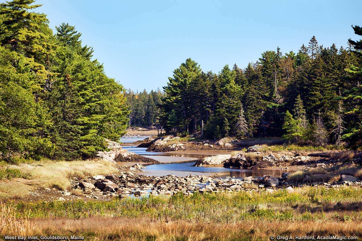 West Bay Inlet in northeastern Gouldsboro