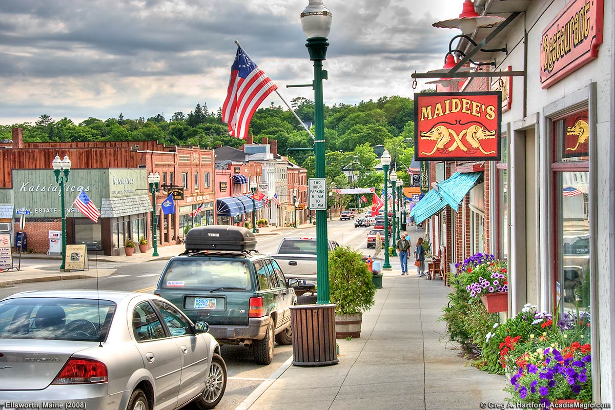 View of Ellsworth Main Street in 2008
