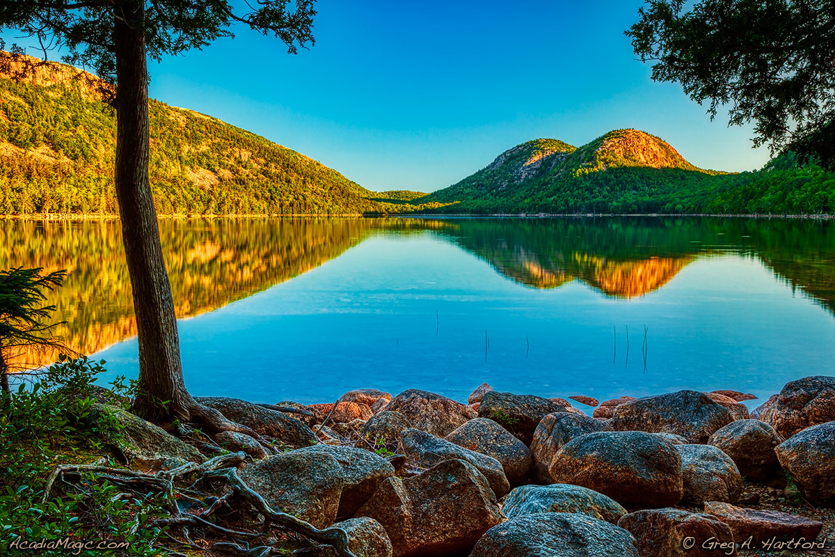 Jordan Pond & The Bubbles in Acadia National Park