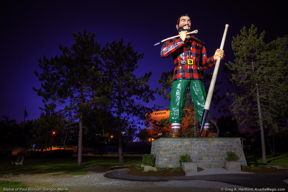Paul Bunyan Statue in Bangor, Maine