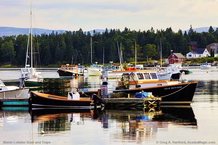 View large photo of Boats in Bass Harbor, Maine.