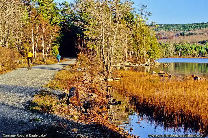 Autumn at the Carriage Road on Eagle Lake