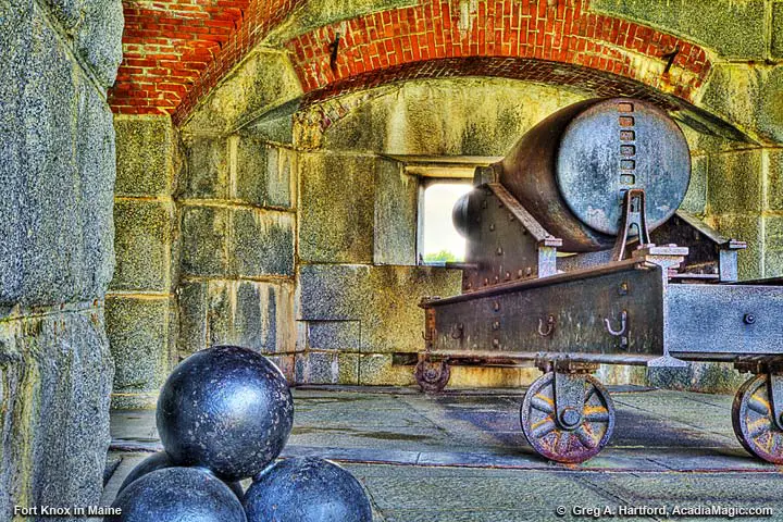 Fort Knox, a Maine State Park in prospect near Bucksport, Maine