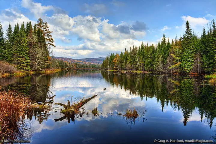 Howard Stream in Guilford, Maine Highlands