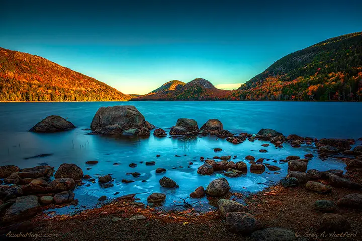 Jordan Pond in Acadia
