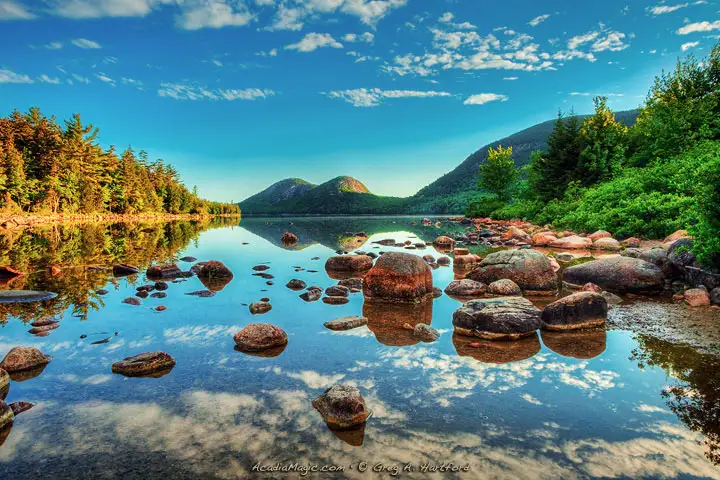 Jordan Pond in Acadia National Park