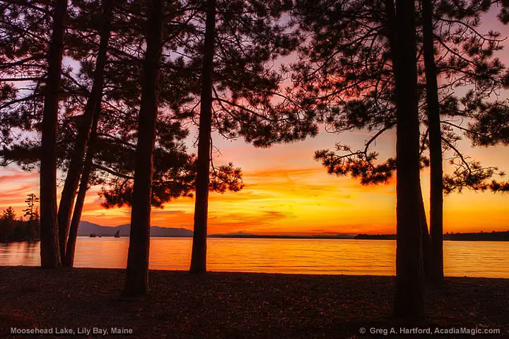Moosehead Lake at Lily Bay State Park, Maine