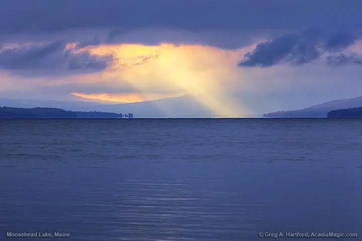 Moosehead Lake in northern Maine