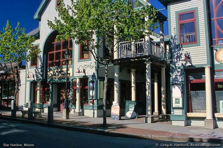 Main Street in Bar Harbor