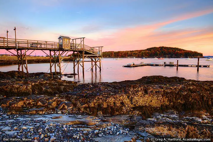 Low tide in Bar Harbor, Maine