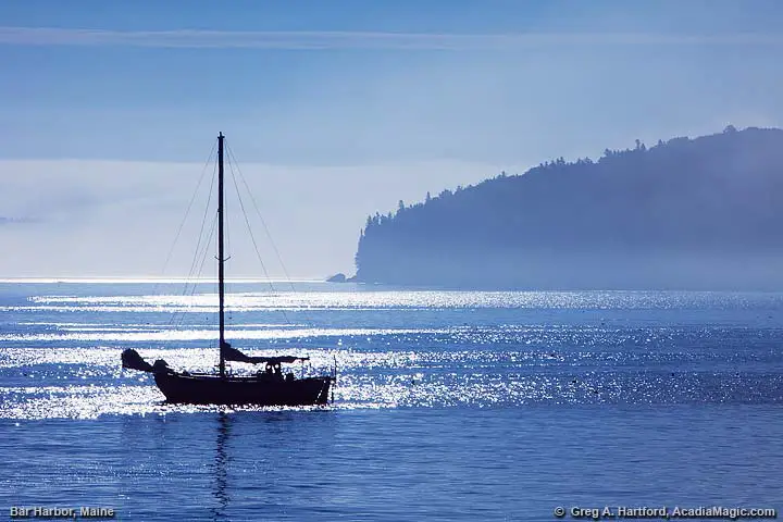 Sailing in Bar Harbor, Maine