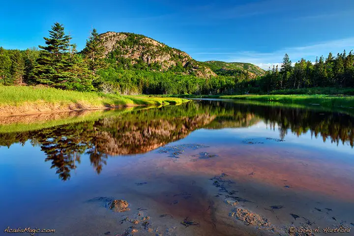 The Beehive as seen from Sand Beach in Acadia