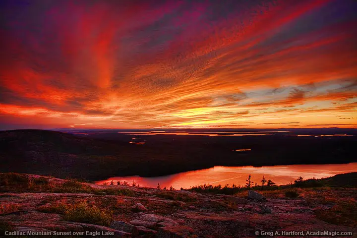 Sunrise in Bar Harbor, Maine