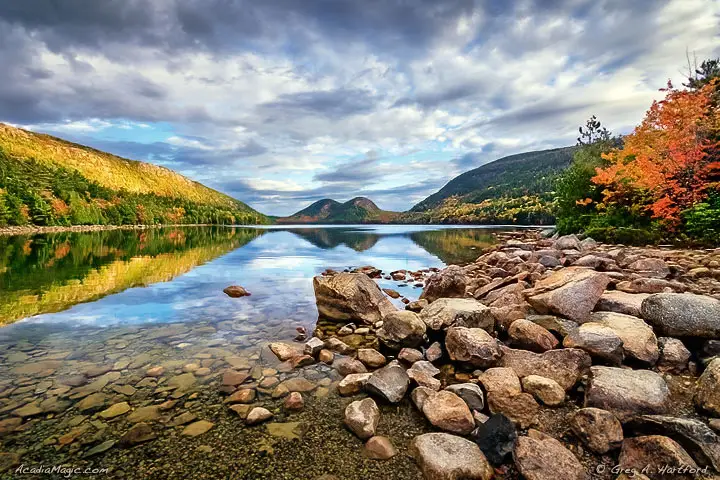 Jordan Pond in Acadia National Park