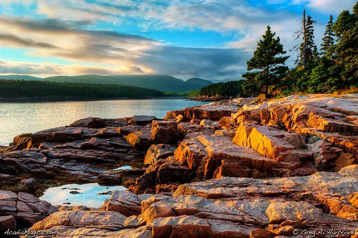 Otter Cove from Otter Point in Acadia National Park
