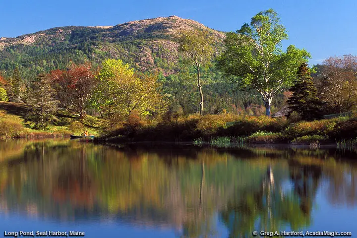 View of mountain at Long Pond