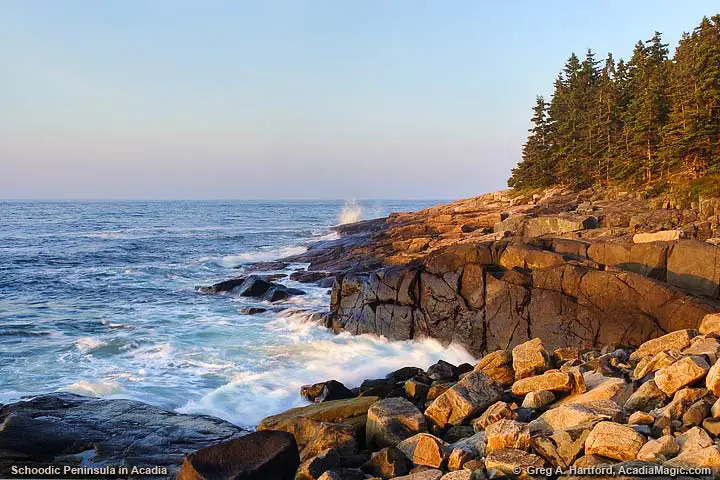 Schoodic Peninsula in Winter Harbor