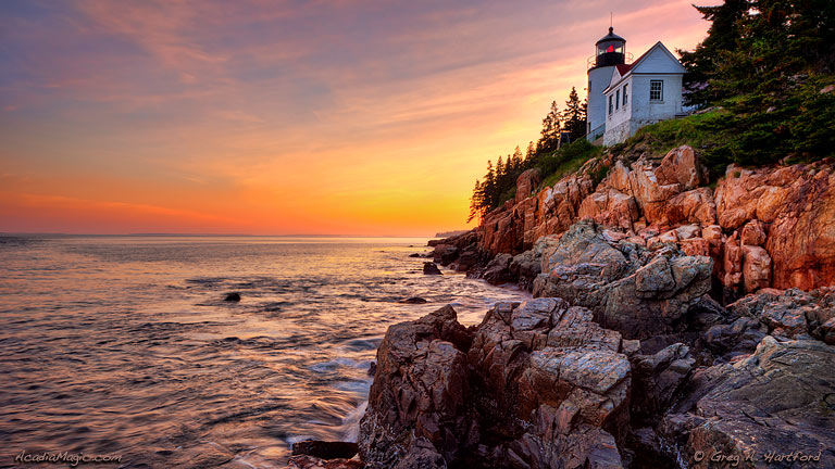Bass Harbor Head Light in Acadia