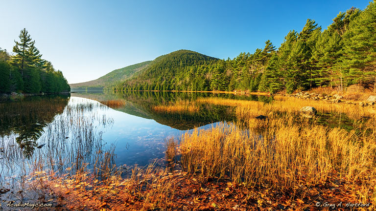 Bubble Pond in Acadia National Park