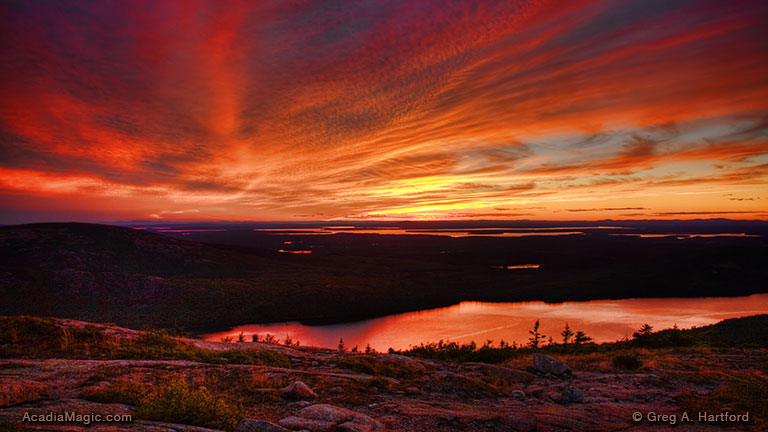 Eagle Lake in Acadia National Park, Bar Harbor, Maine