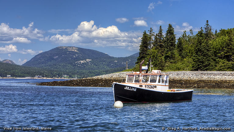 Lobster boat in Islesford, Maine