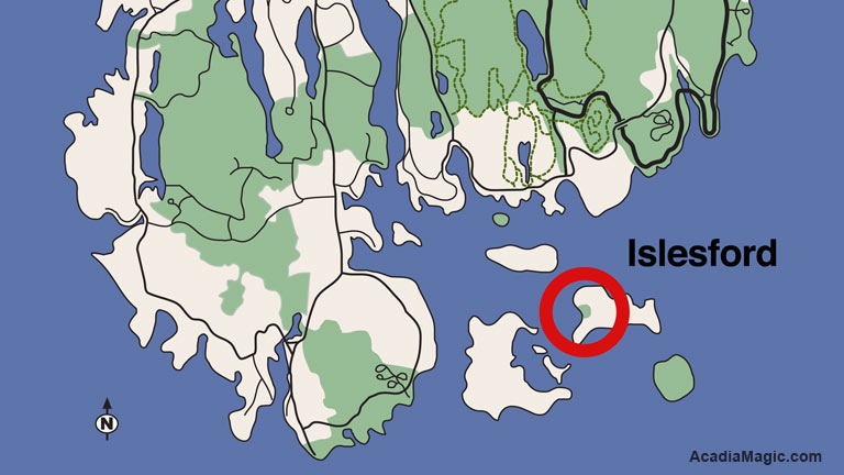Islesford, Maine location map