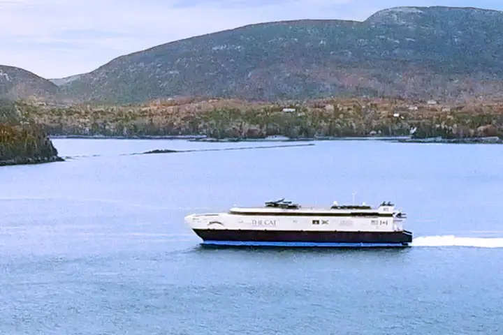 The CAT Ferry in Bar Harbor, Maine