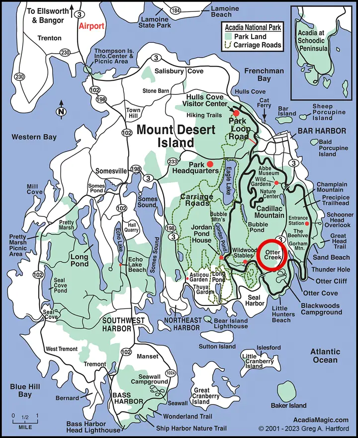 Otter Creek Location Map
