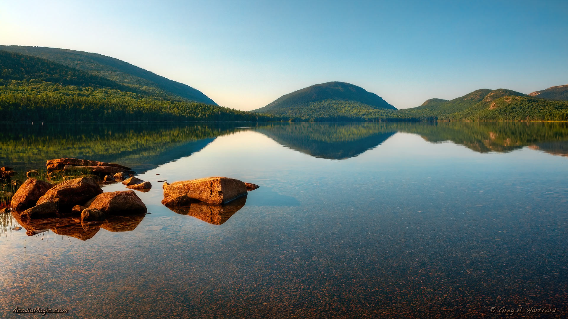 Eagle Lake in Acadia National Park
