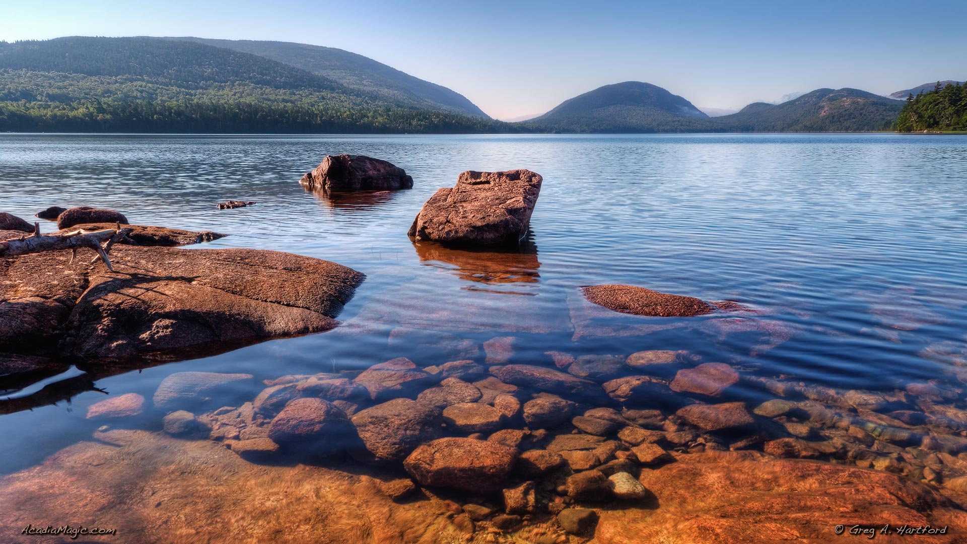 Eagle Lake in Acadia National Park